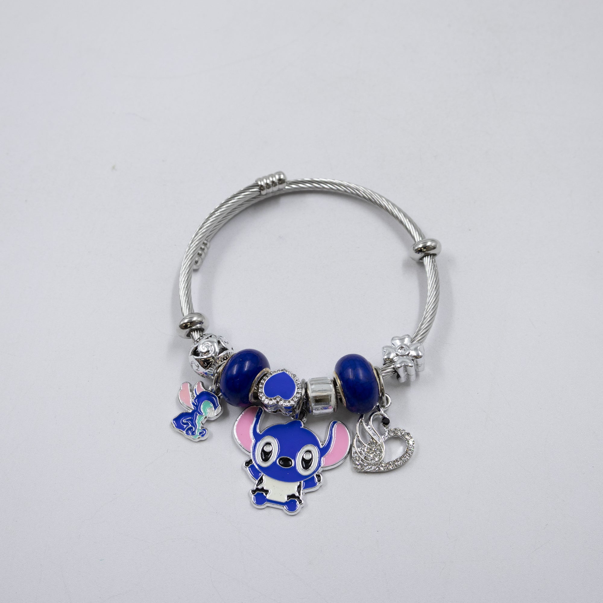 Pulsera tipo Pandora Plateados M10 Oro Laminado