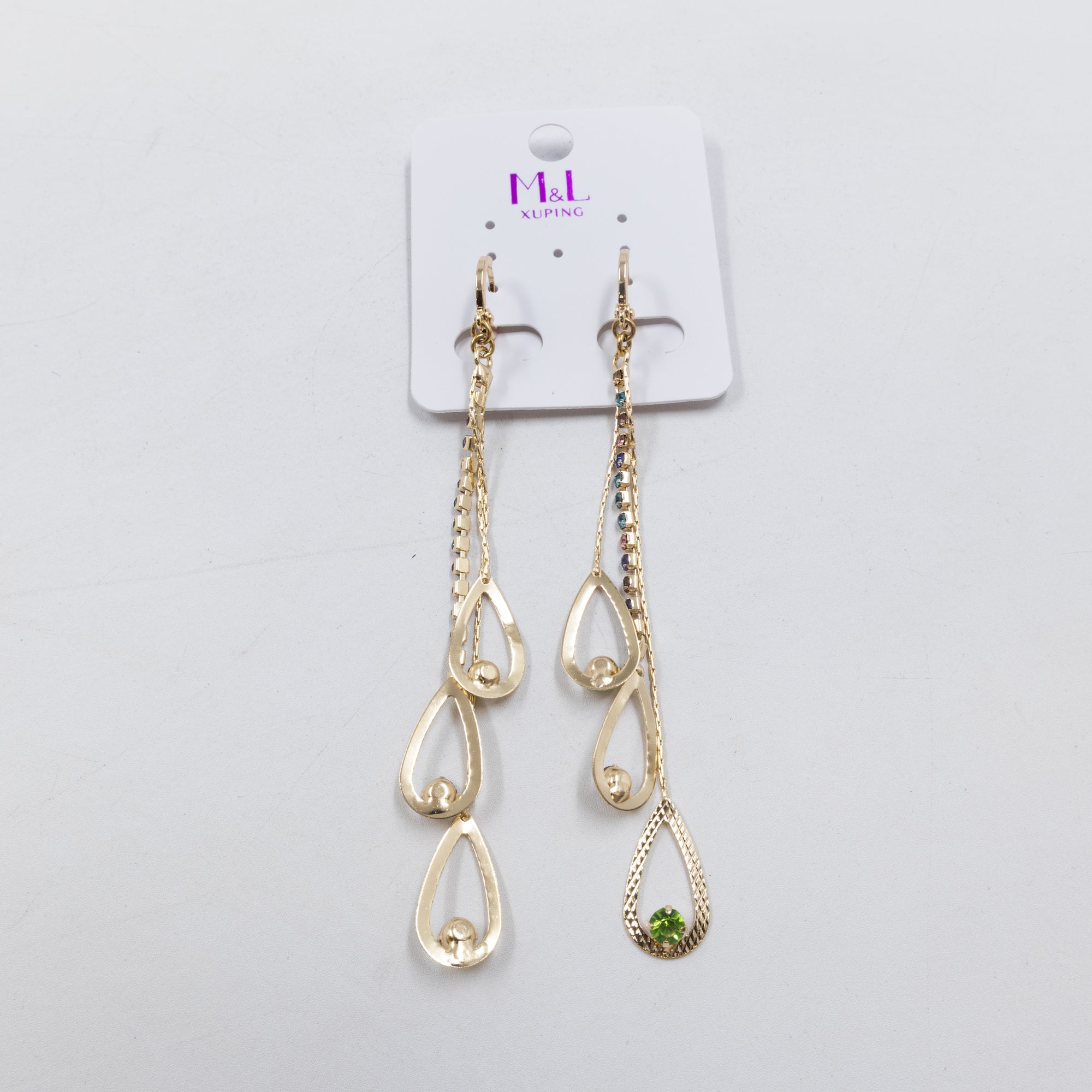 Aretes Dorados Xuping de Gancho M11 Oro Laminado