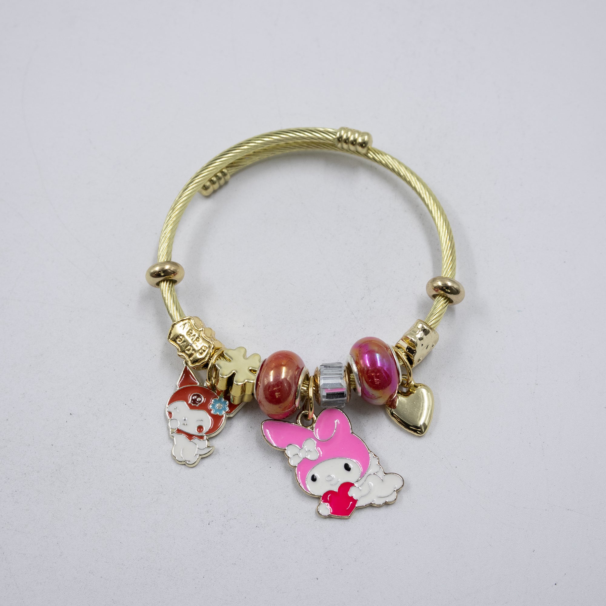 Pulsera tipo Pandora M4 Oro Laminado