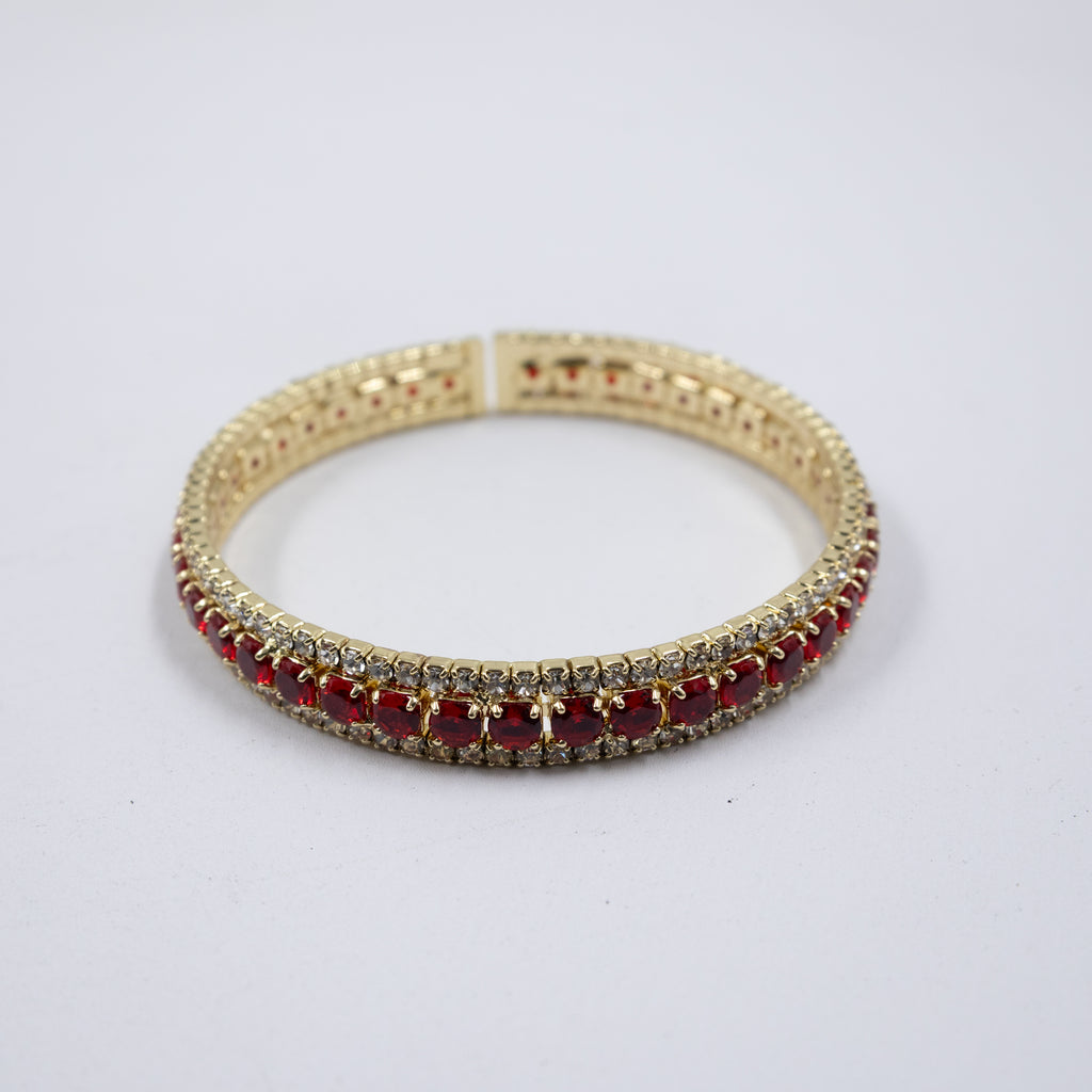 Pulseras Doradas con Piedras M1 Oro Laminado
