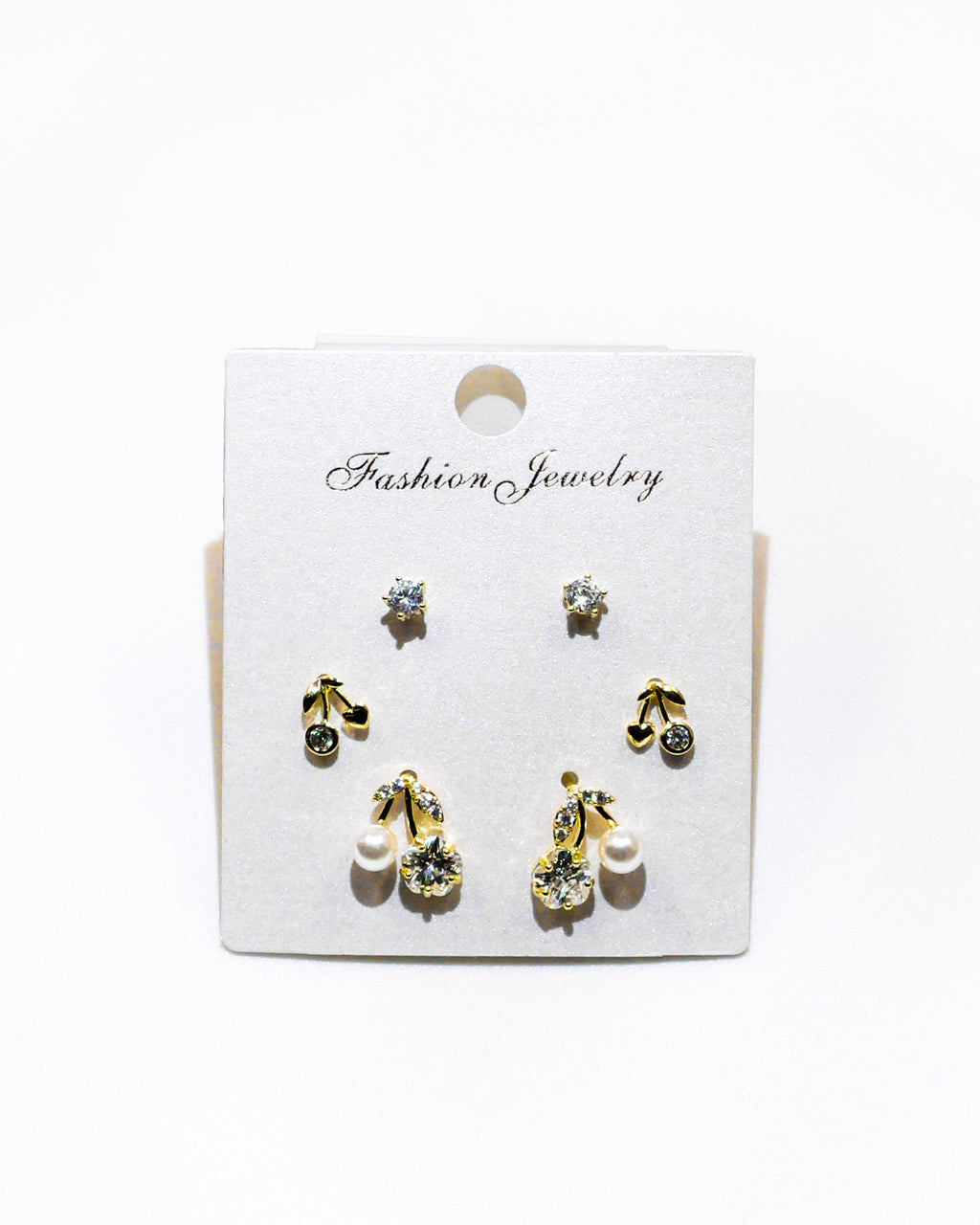 Set Aretes X3 - M19 Oro Laminado