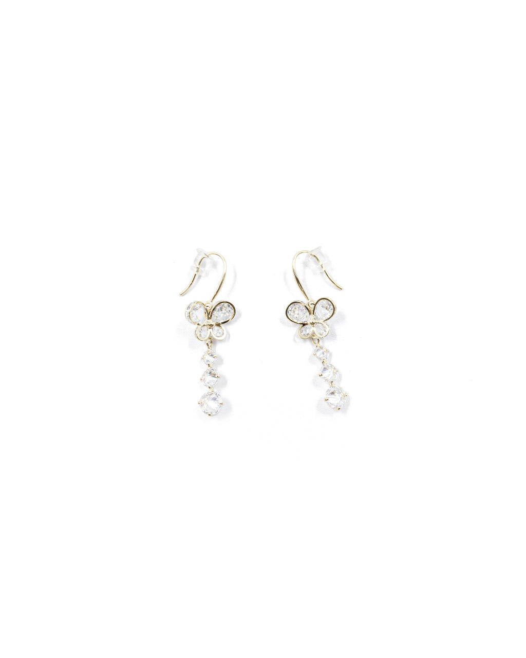 Aretes Largos Ansheli Dorados M2 Oro Laminado
