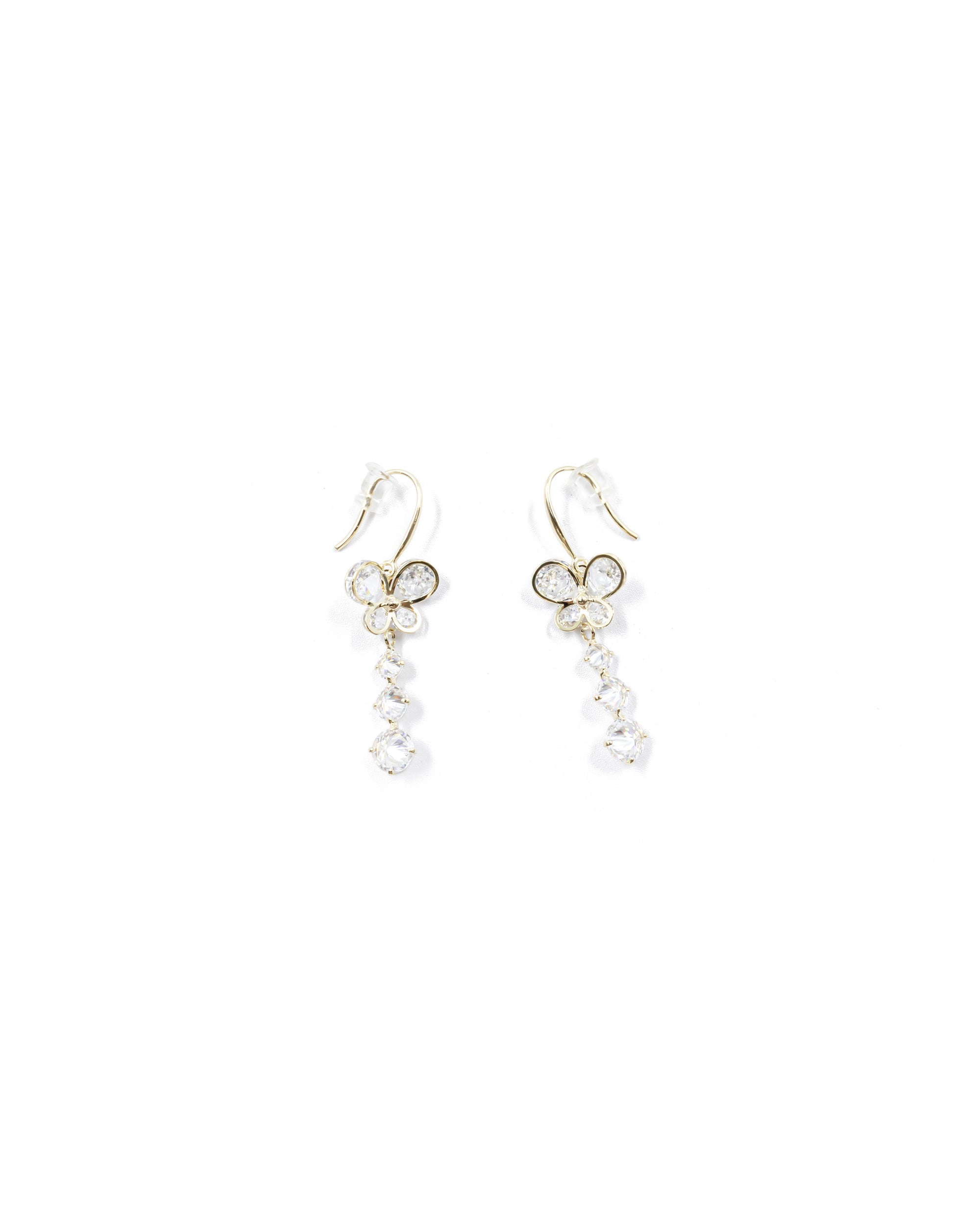 Aretes Largos Ansheli Dorados M2 Oro Laminado