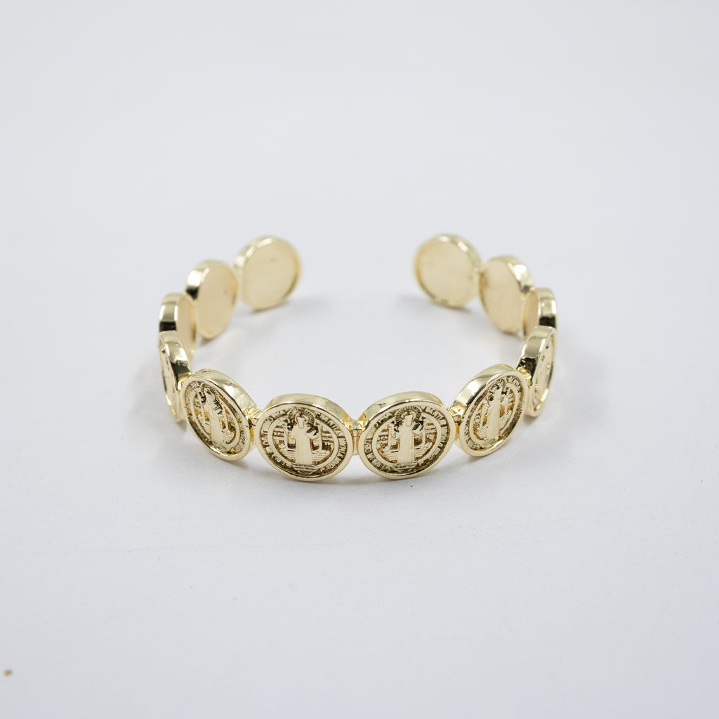 Brazalete Dorado y religiosos M2 Oro Laminado
