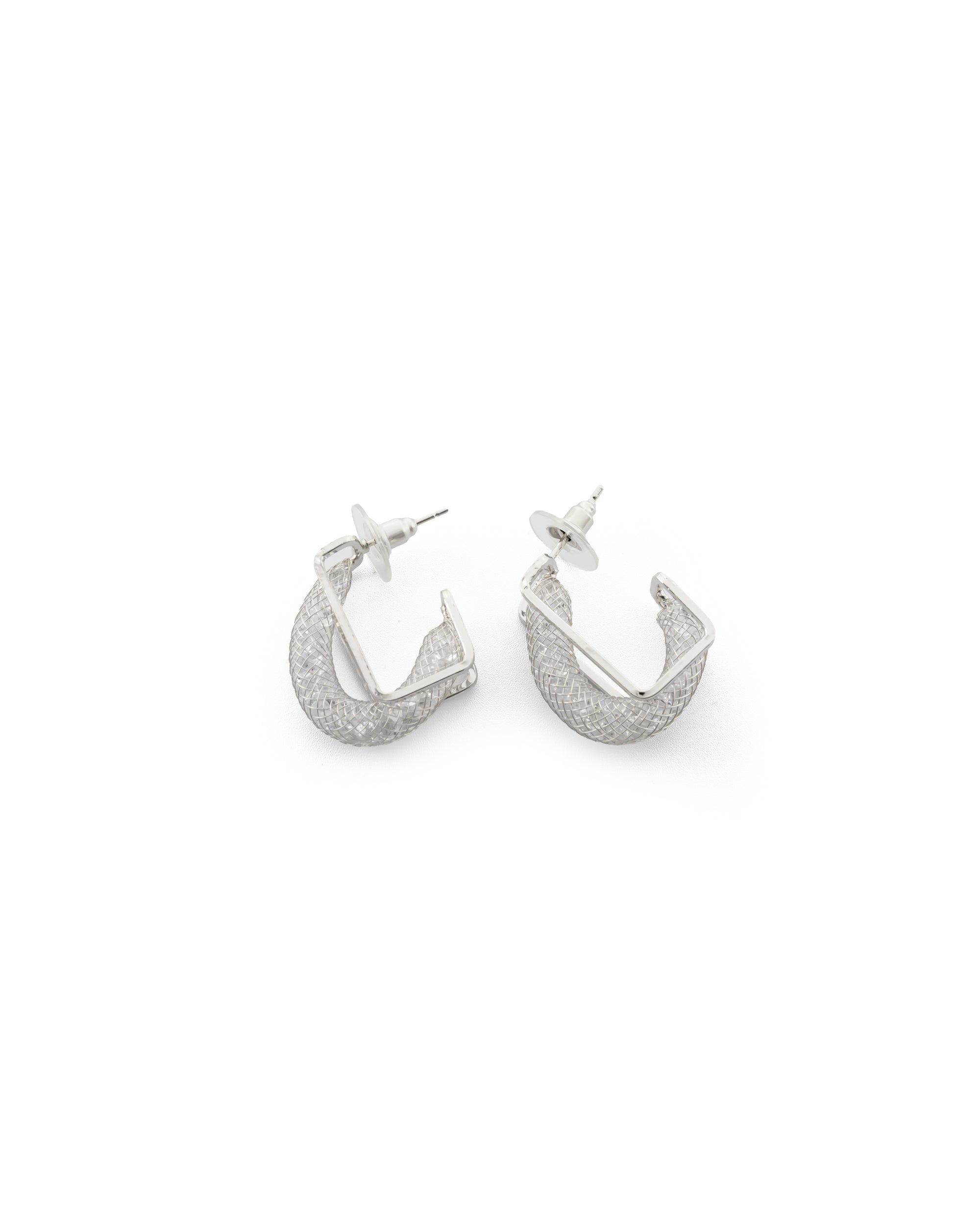 ARETE DE MAYA PLATEADO M2 ORO LAMINADO
