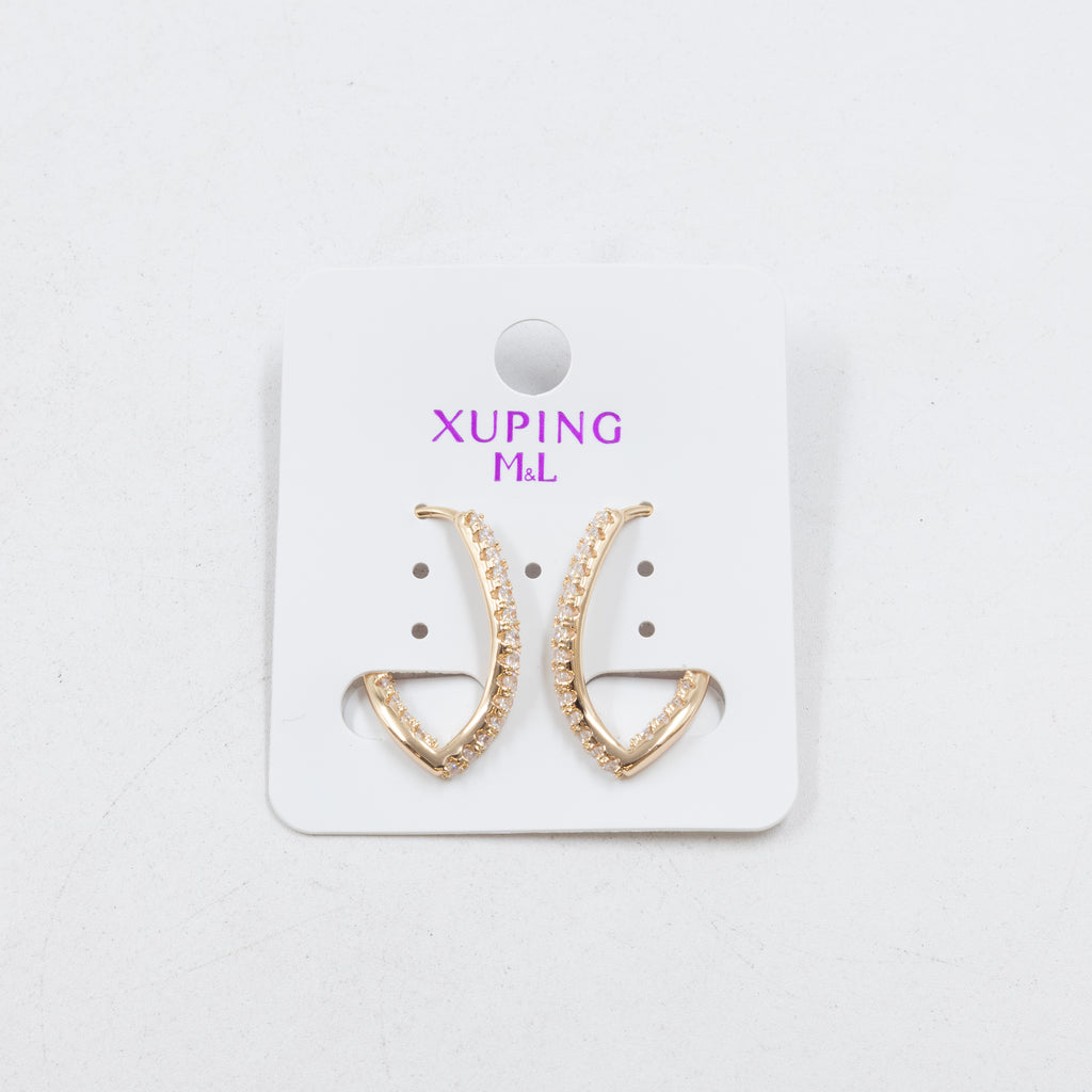 Aretes Xuping Dorados M10 Oro Laminado