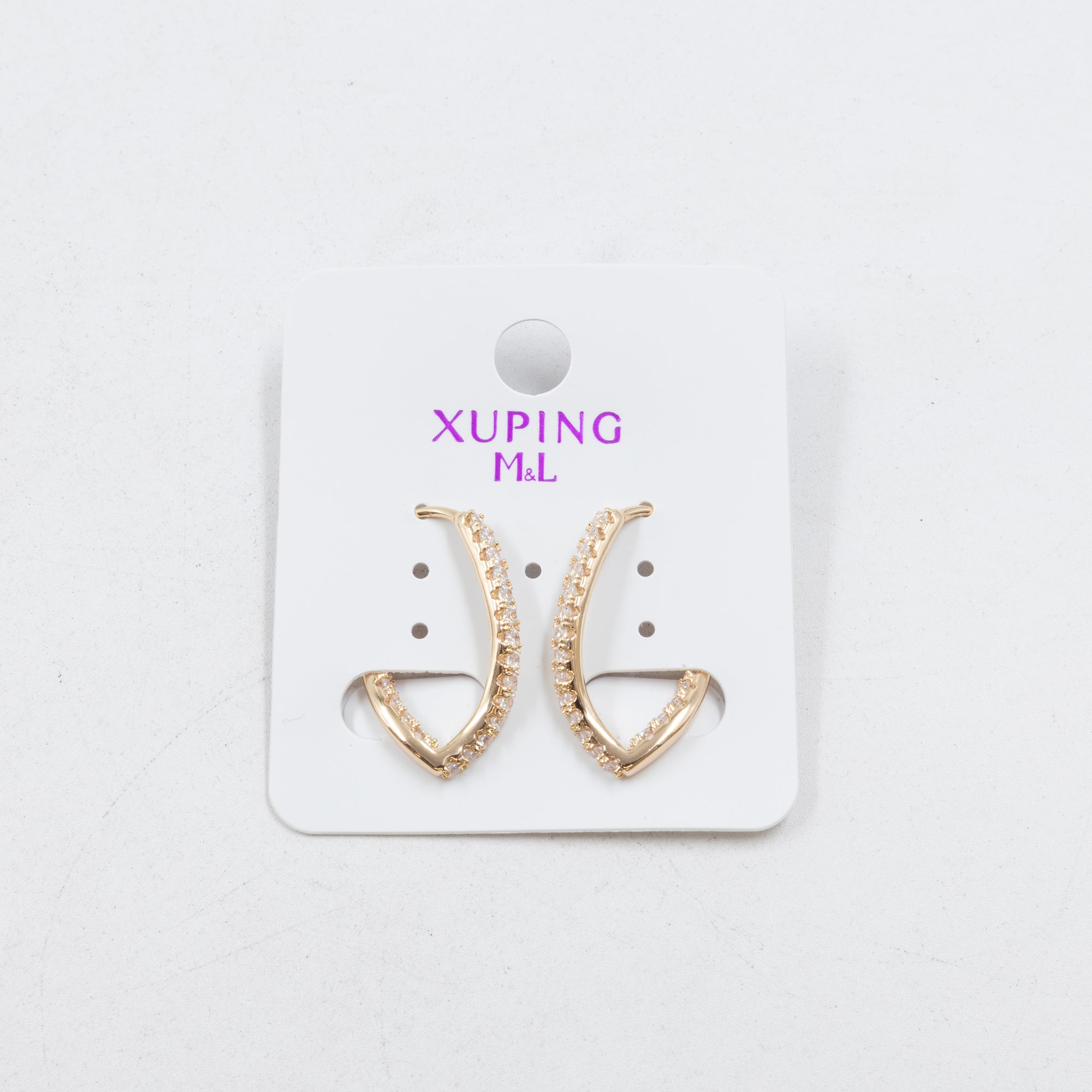 Aretes Xuping Dorados M10 Oro Laminado