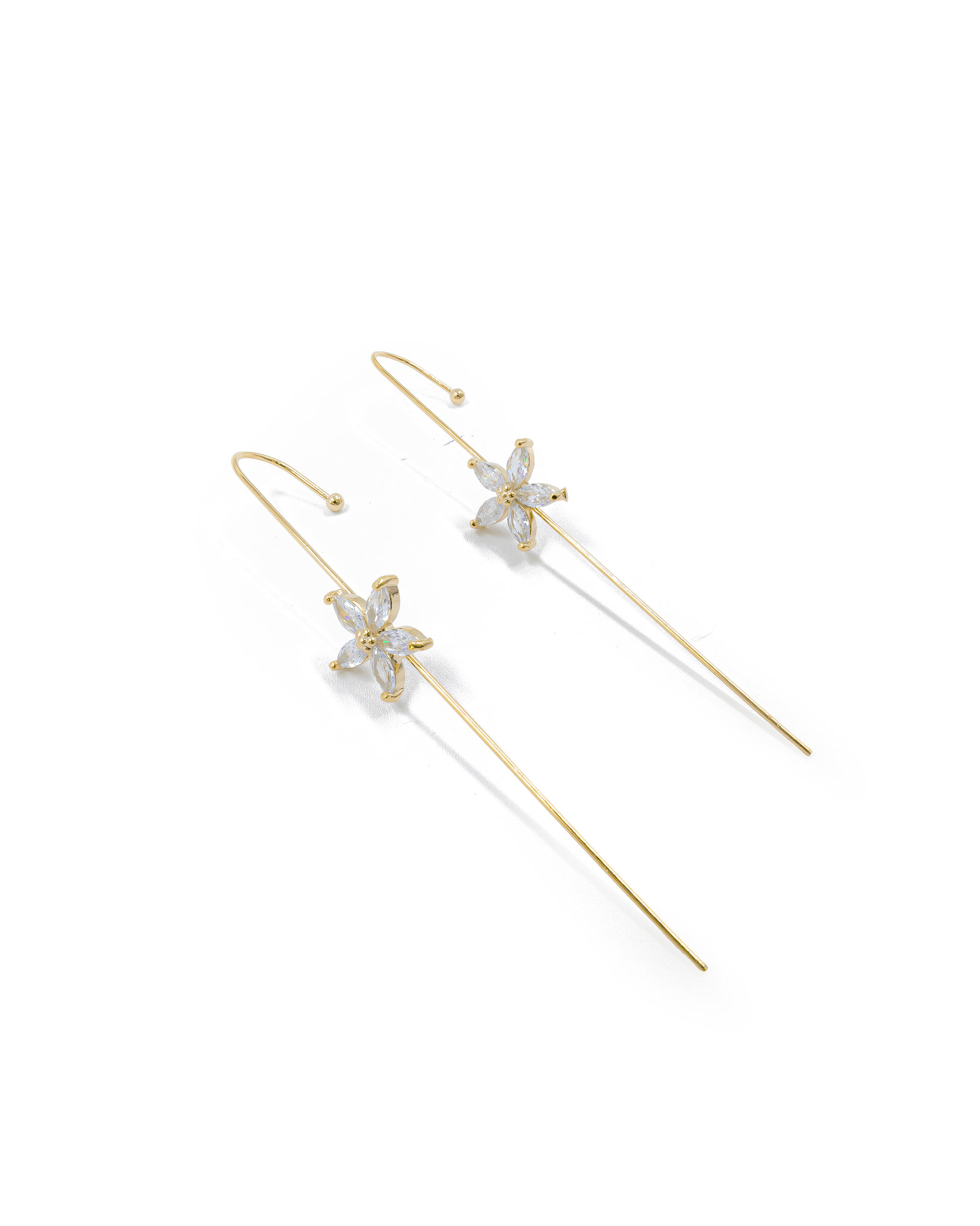 Aretes Violadores Dorados M1 Oro Laminado