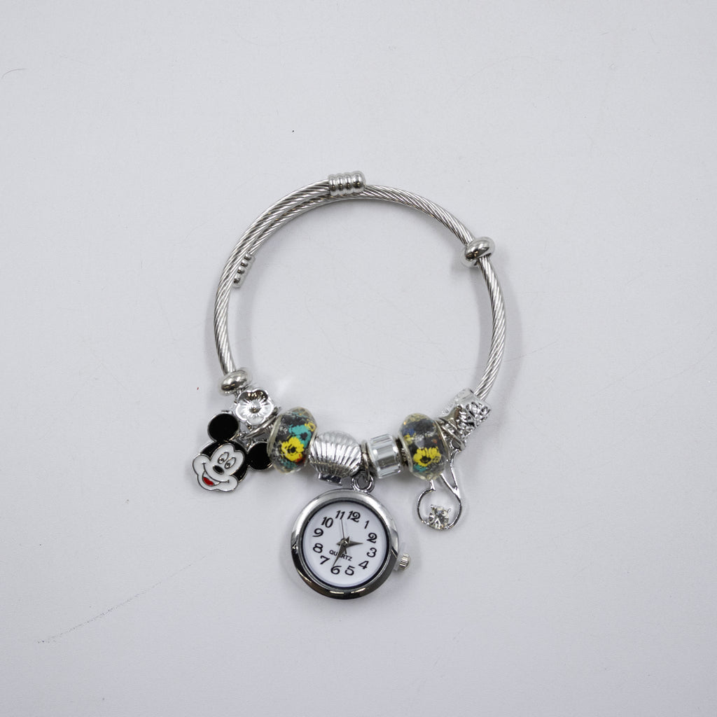 Pulsera tipo Pandora Plateadas M17 Oro Laminado