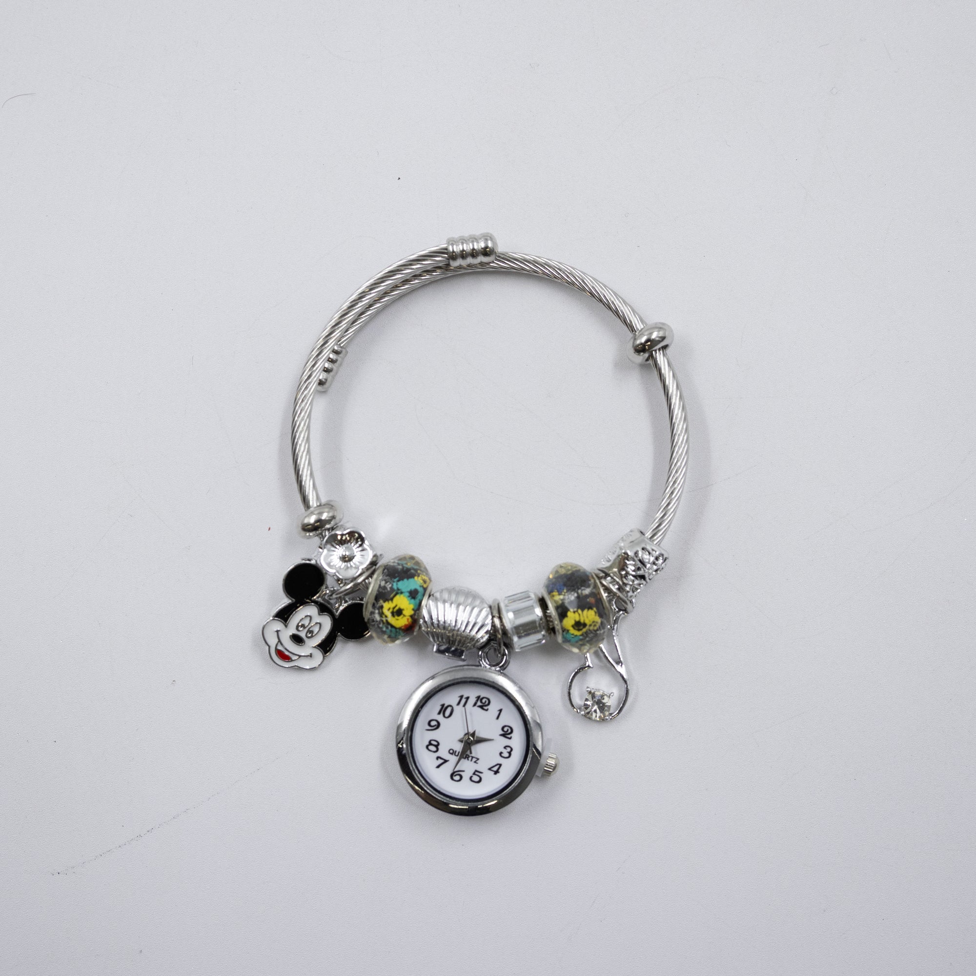 Pulsera tipo Pandora Plateadas M17 Oro Laminado