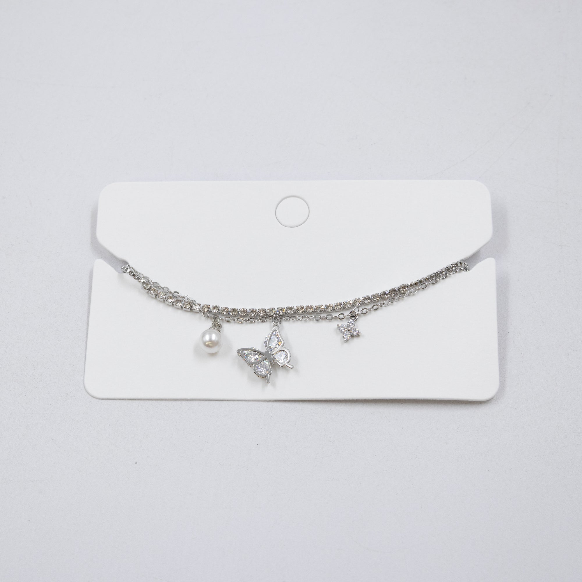 Pulsera Plateada Ansheli 39 Oro Laminado