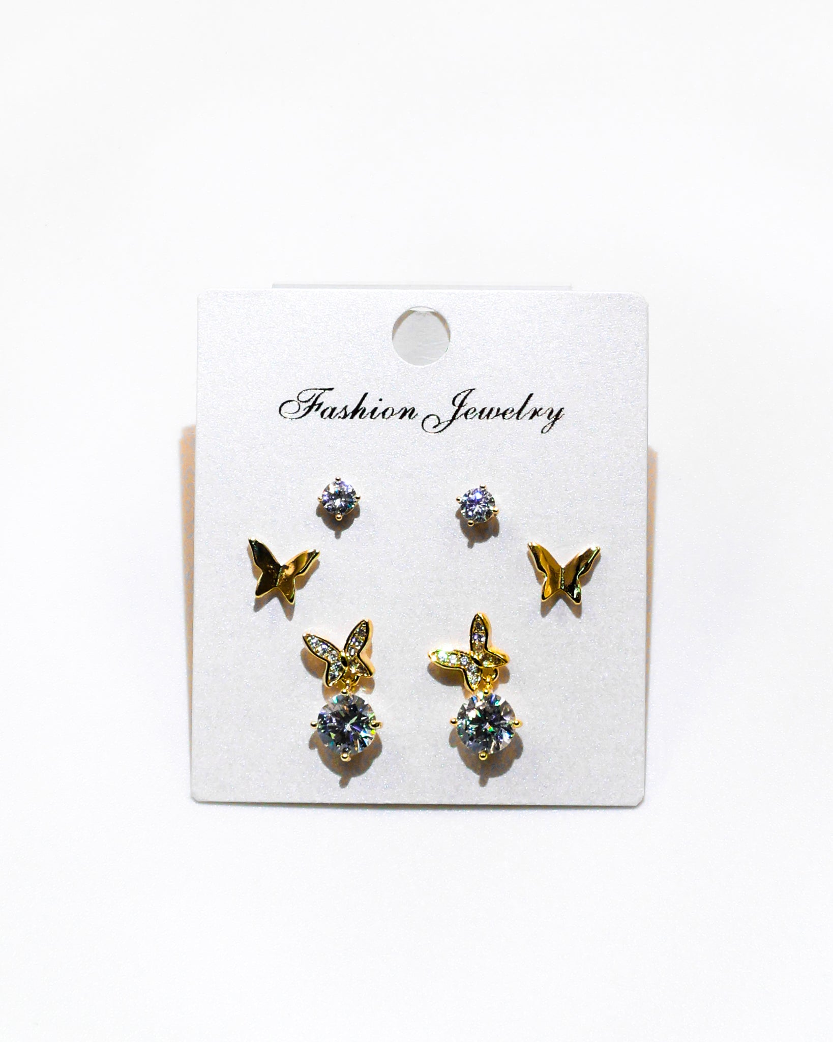 Set Aretes X3 - M12 Oro Laminado