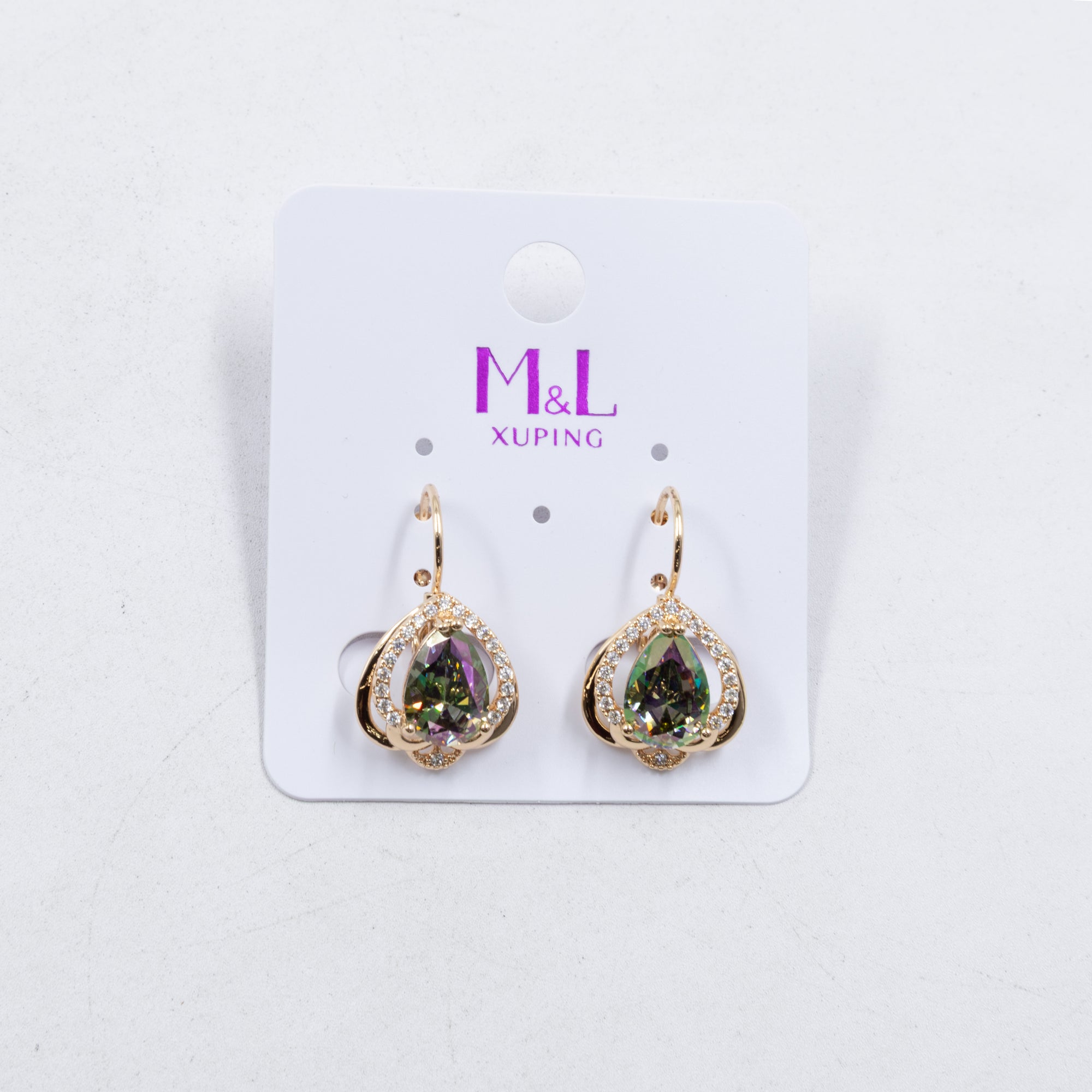 Aretes Xuping Dorados M8 Oro Laminado