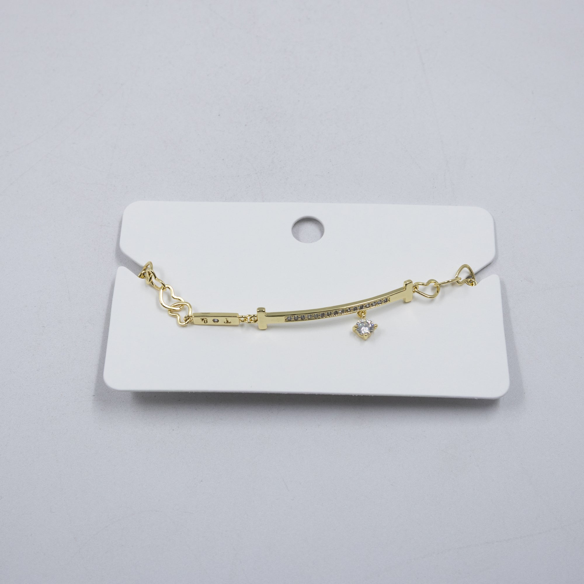 Pulsera Dorada Ansheli M4 Oro Laminado