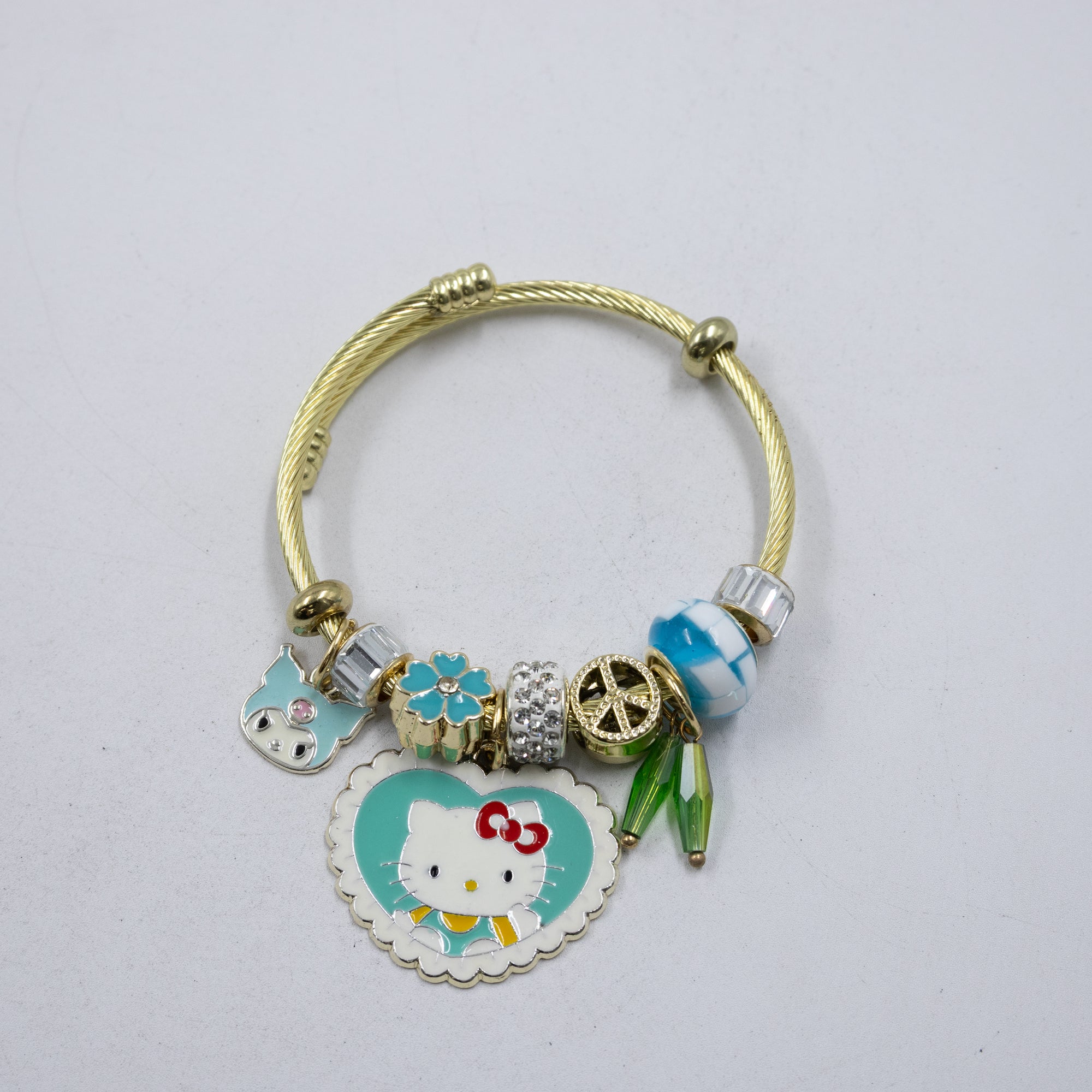 Pulsera tipo Pandora M5 Oro Laminado