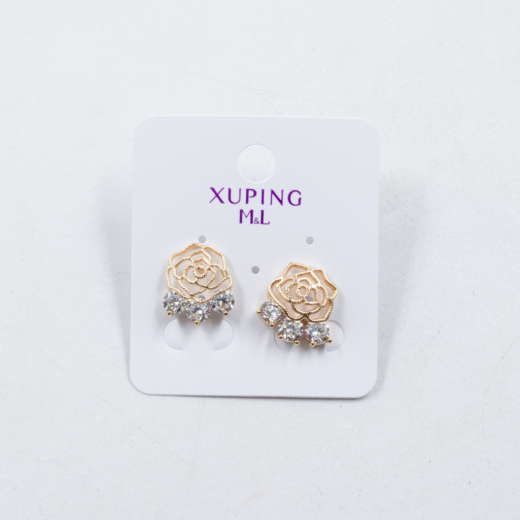 Aretes Xuping Dorados M12 Oro Laminado