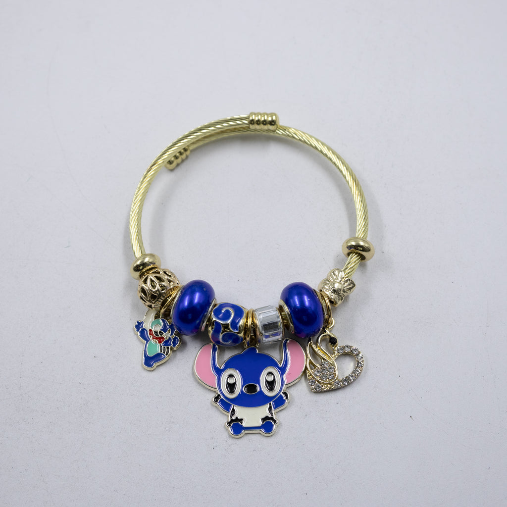 Pulsera tipo Pandora M11 Oro Laminado