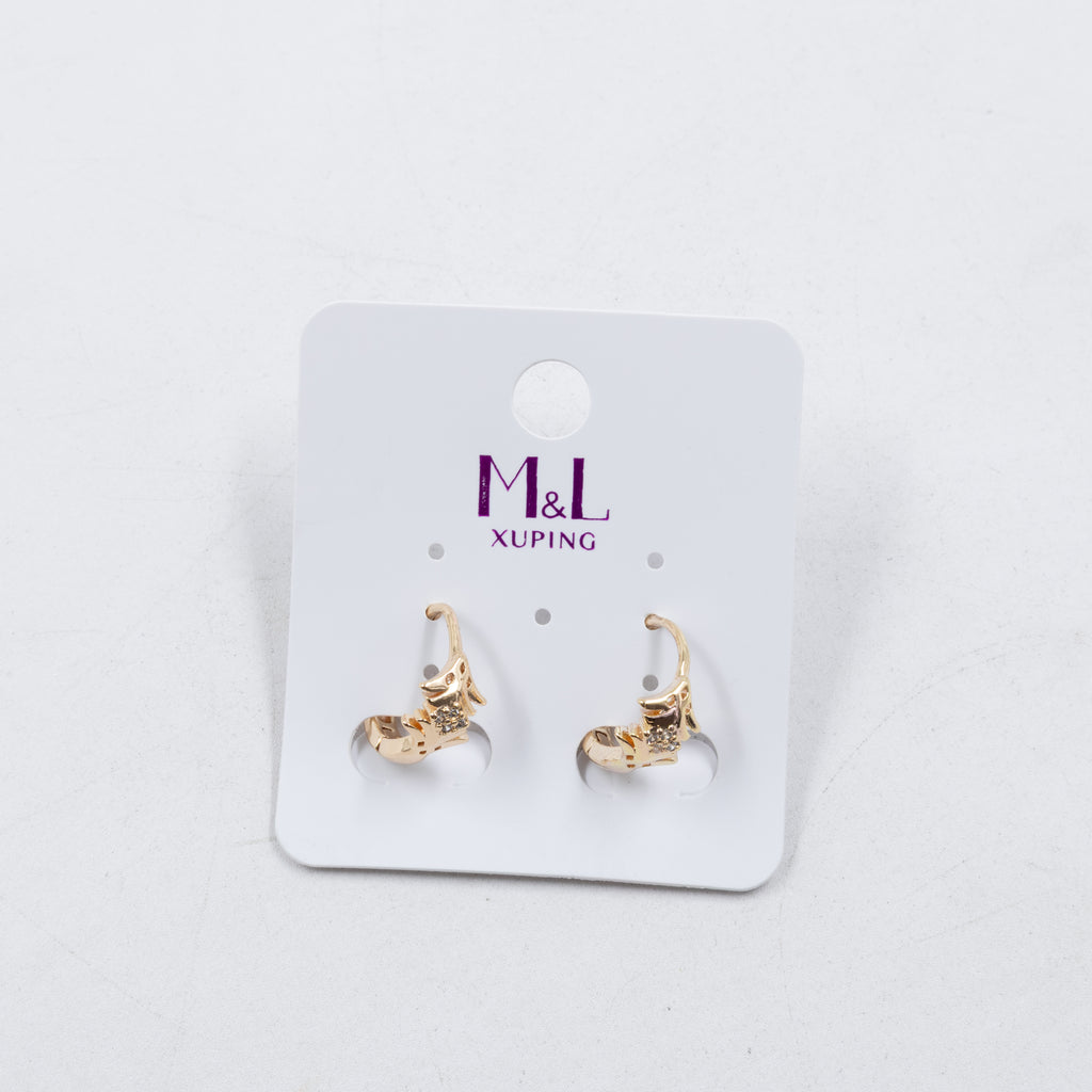Aretes Xuping Dorados M11 Oro Laminado