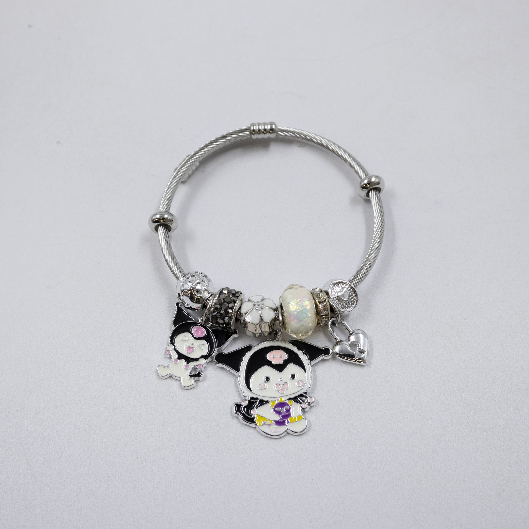 Pulsera tipo Pandora Plateados M3 Oro Laminado