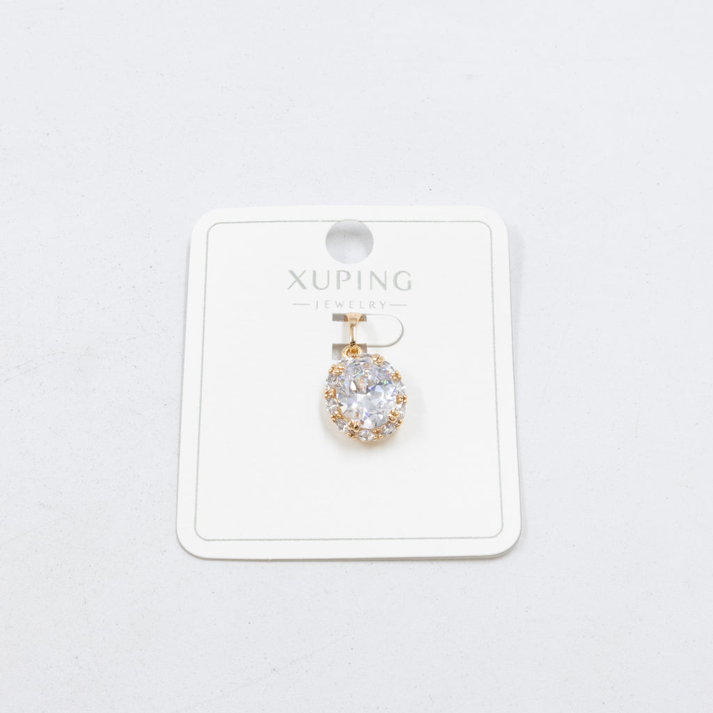 Dijes Xuping con Piedras M1 Oro Laminado