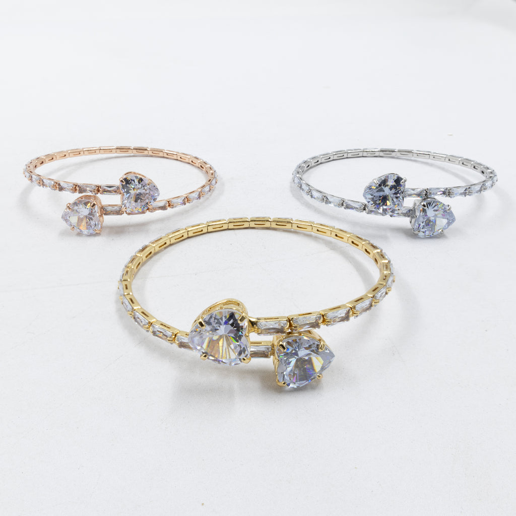 Pulseras Ajustable de tres colores  M2 Oro Laminado
