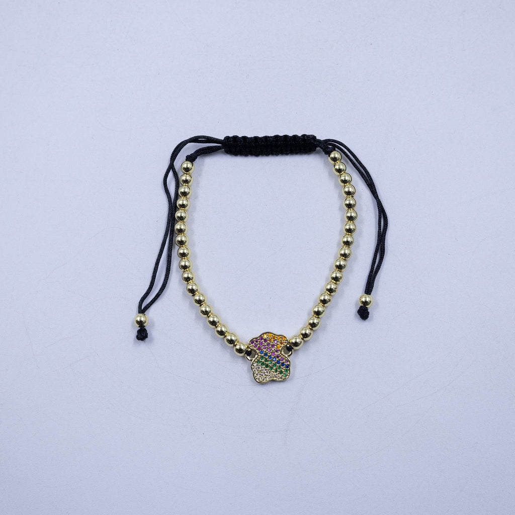 Pulseras Doradas ajustables M3 Oro Laminado