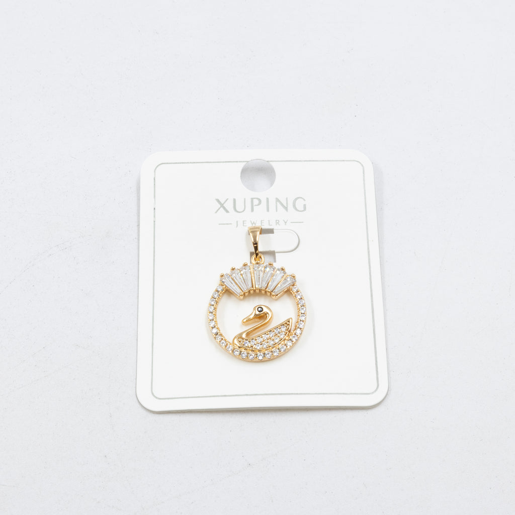Dijes Xuping con Piedras M6 Oro Laminado