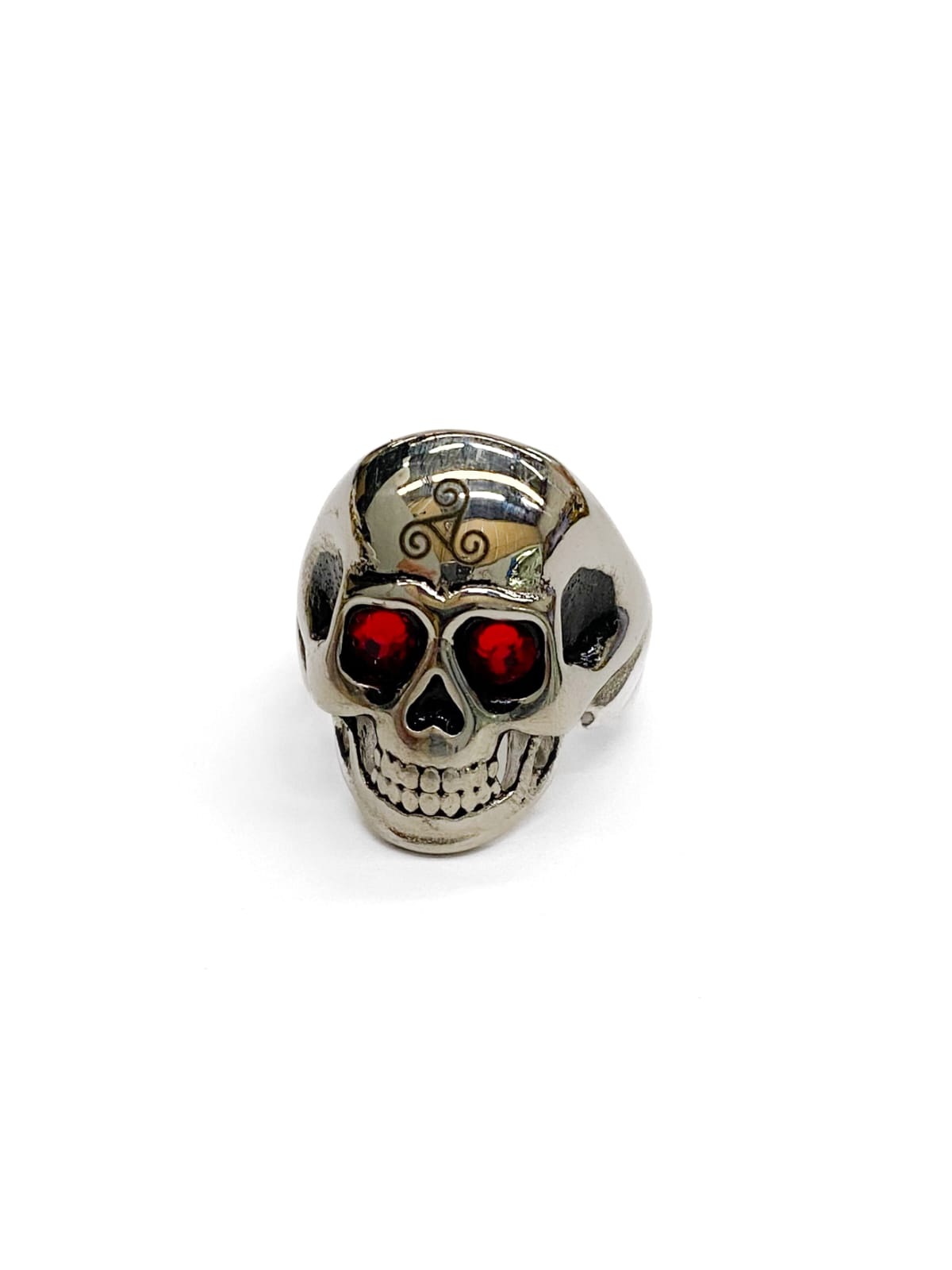 Anillo Calavera Dorado y Plateado Acero Inoxidable M16