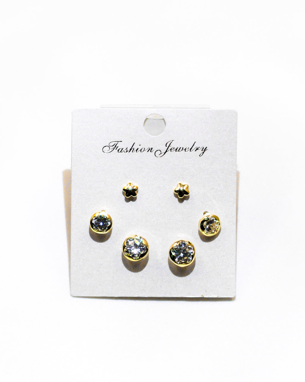 Set Aretes X3 - M18 Oro Laminado