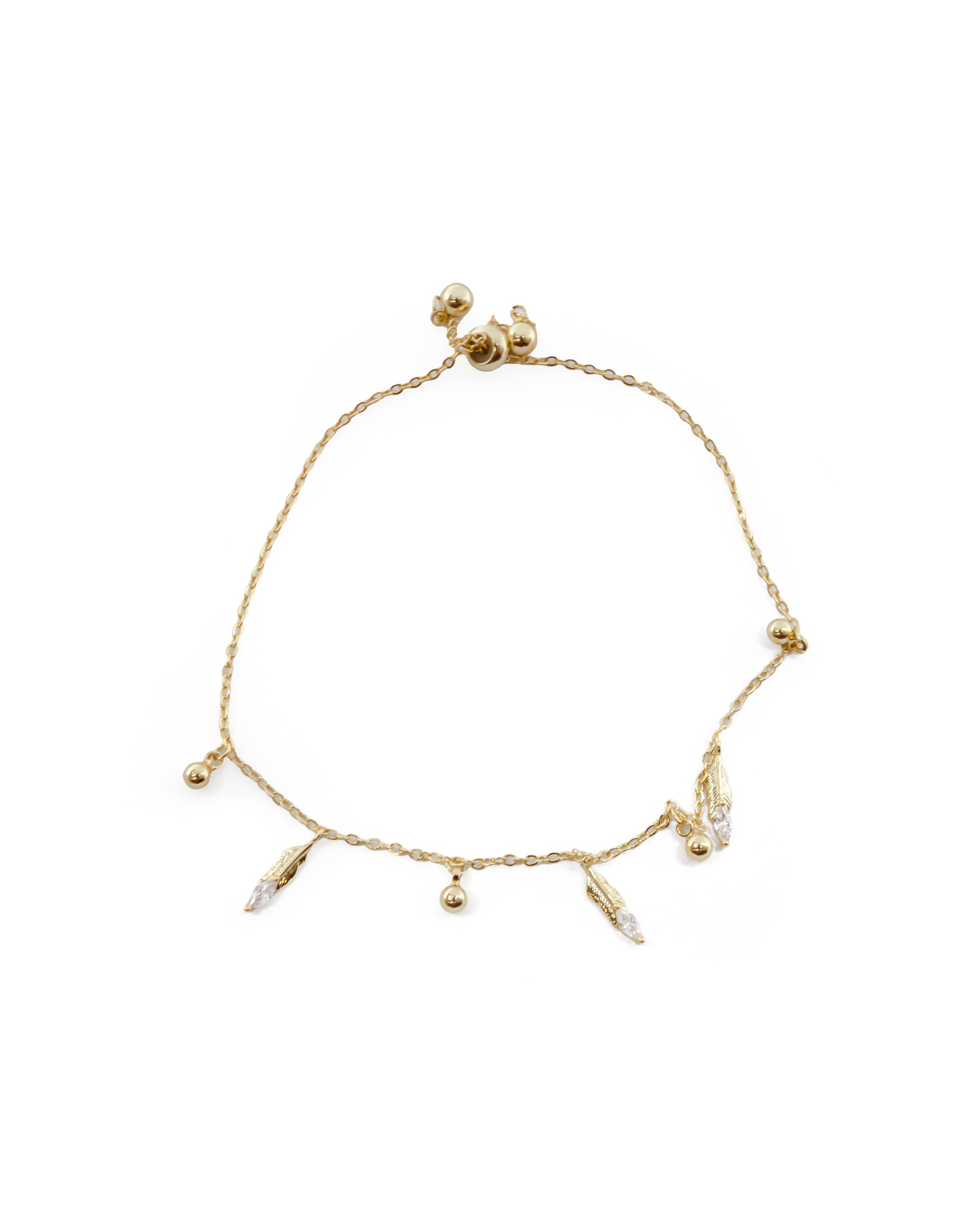 Pulsera Dorada Ansheli M4 - Oro Laminado