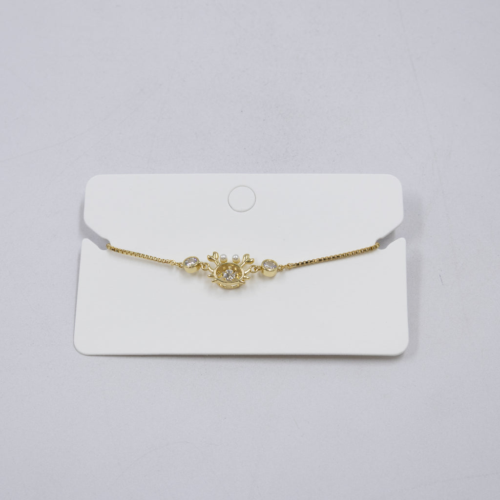 Pulsera Dorada Ansheli M26 Oro Laminado