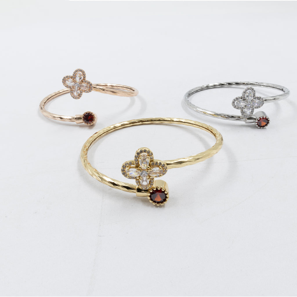 Pulseras Ajustables de tres colores M1 Oro Laminado