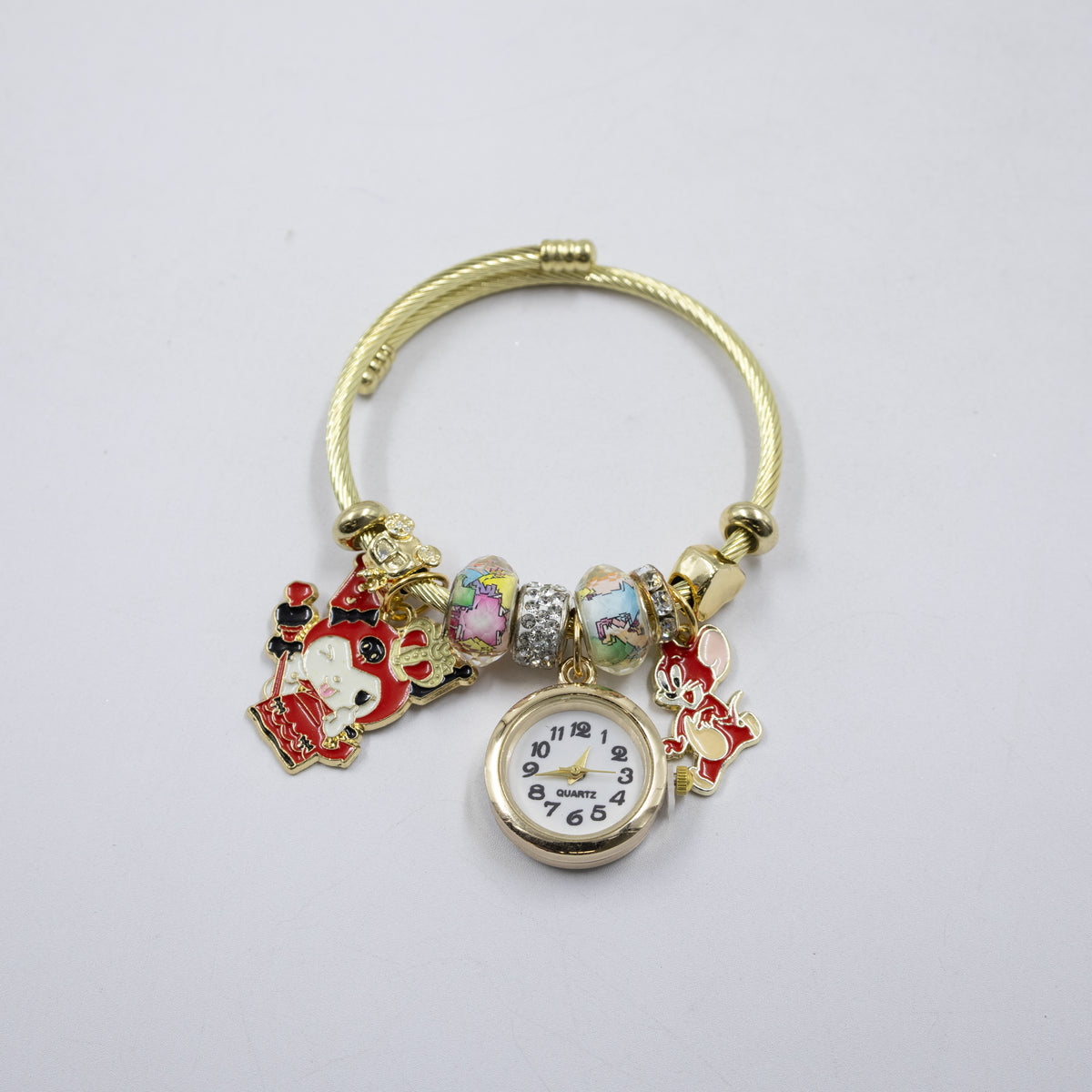 Pulsera tipo Pandora Dorados M15 Oro Laminado
