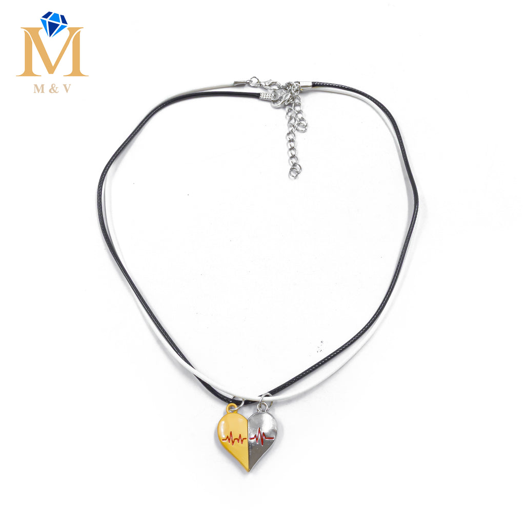 Collares en Pareja de corazón M11 Acero Inoxidable