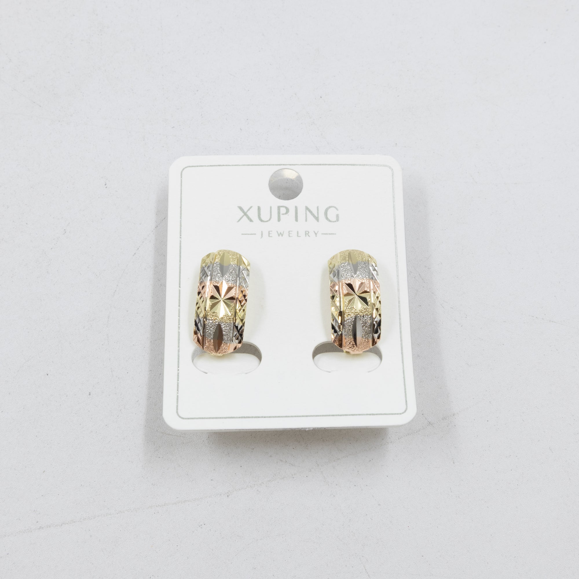 Aretes Oro Florentino Xuping M2 Oro Laminado
