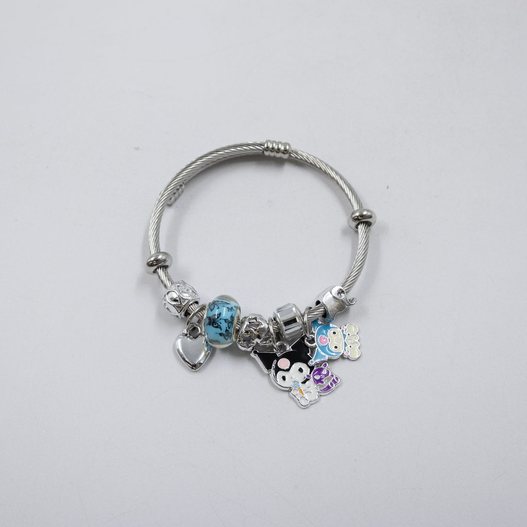 Pulsera tipo Pandora Plateados M5 Oro Laminado