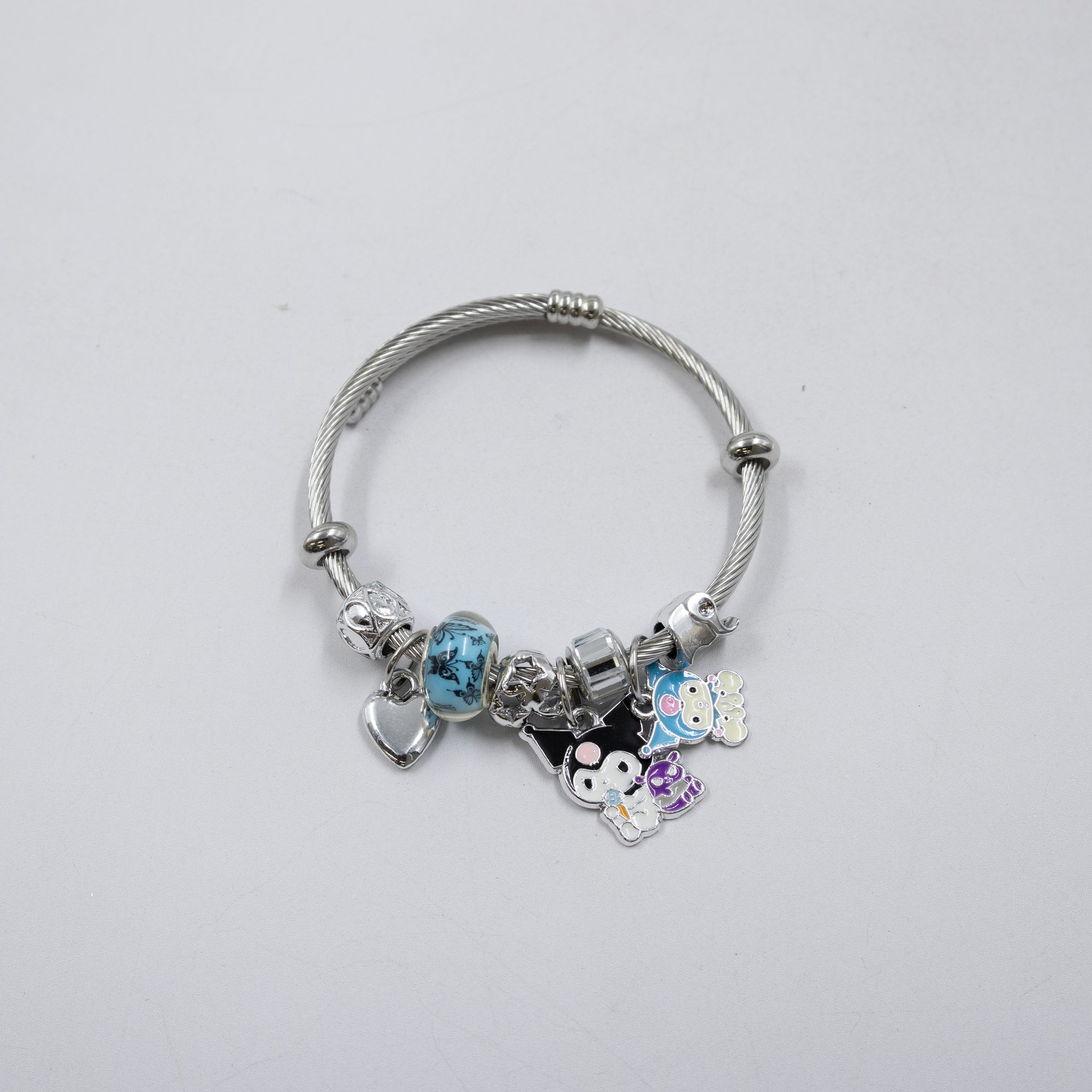 Pulsera tipo Pandora Plateados M5 Oro Laminado