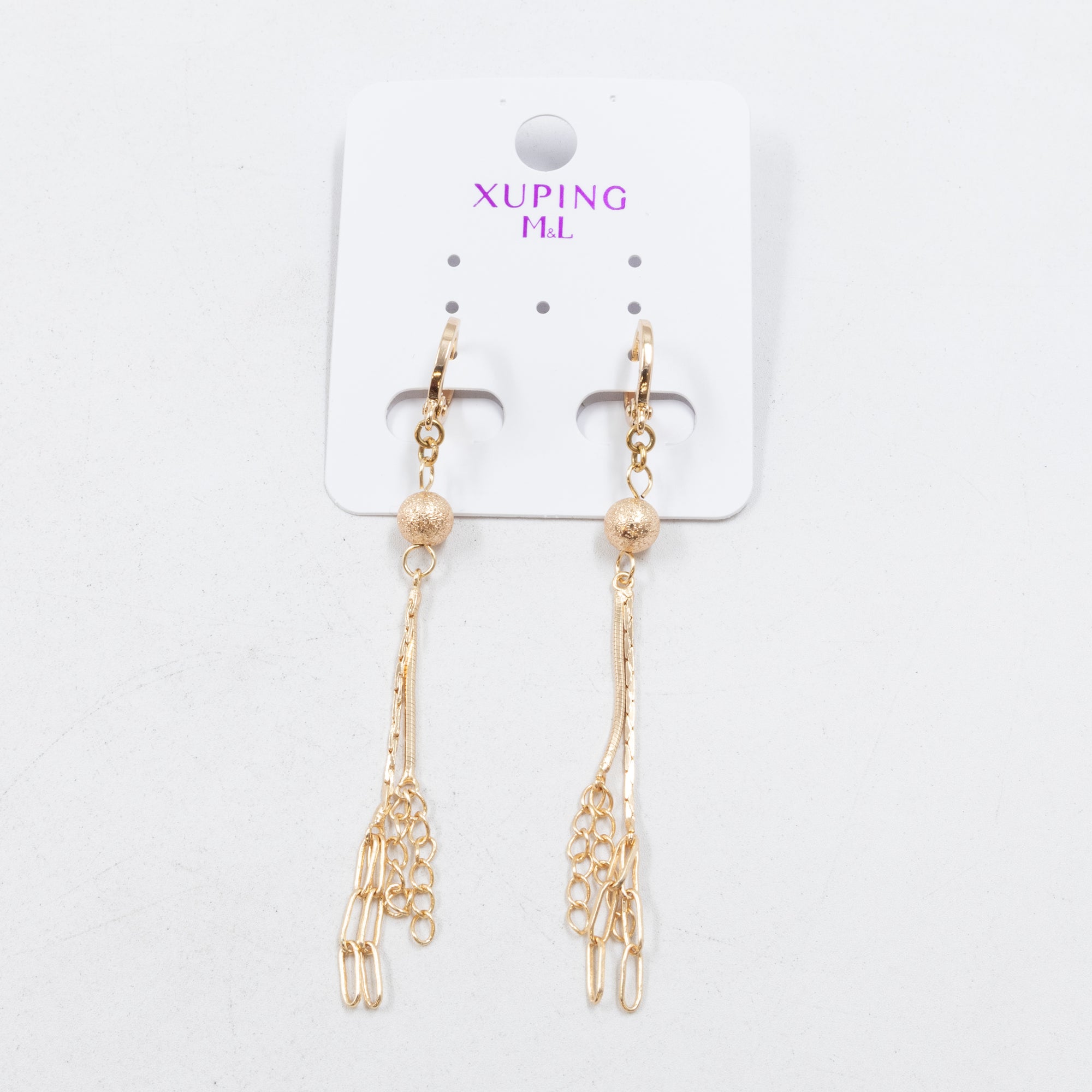 Aretes Xuping Dorados M1 Oro Laminado
