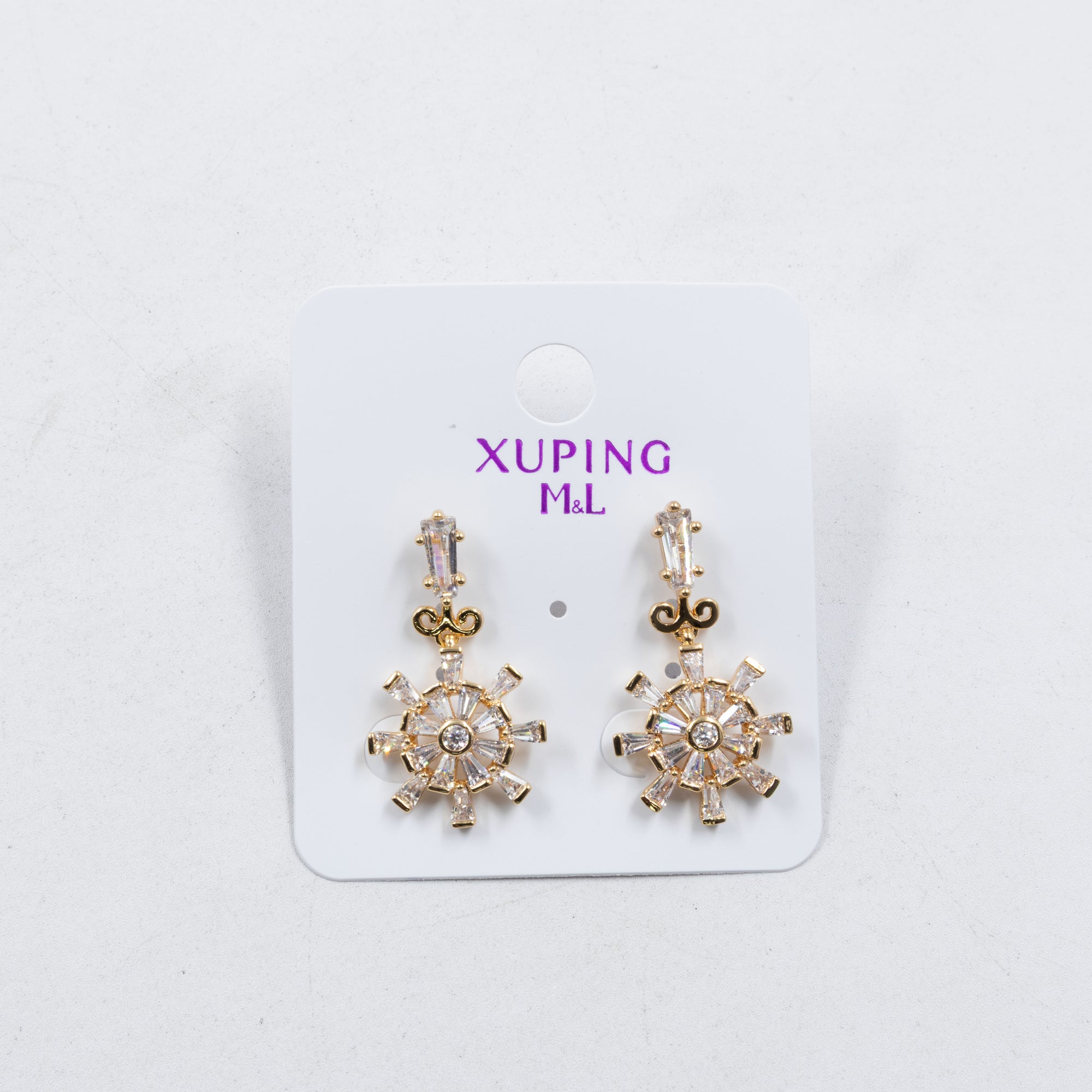 Aretes Xuping Dorados M15 Oro Laminado