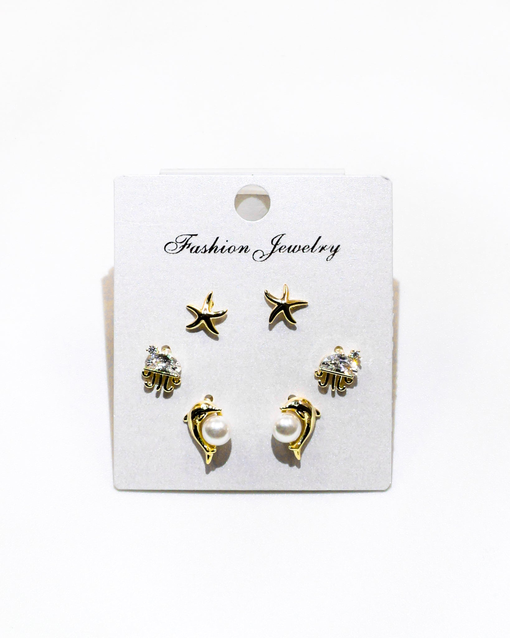 Set Aretes X3 - M20 Oro Laminado