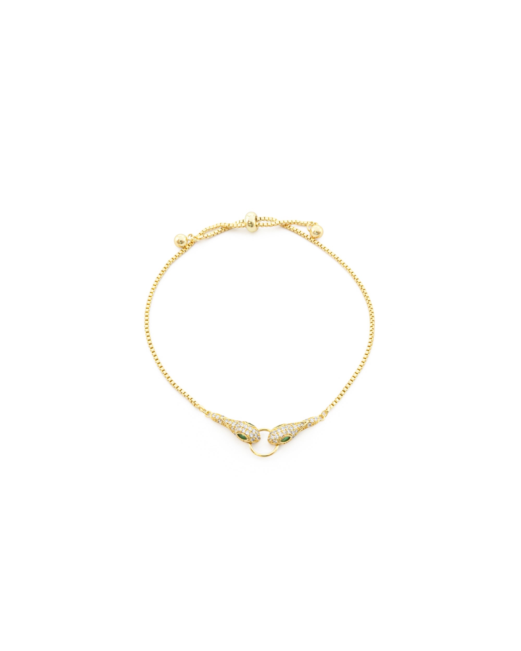 Pulsera Dorada Ansheli M8 - Oro Laminado