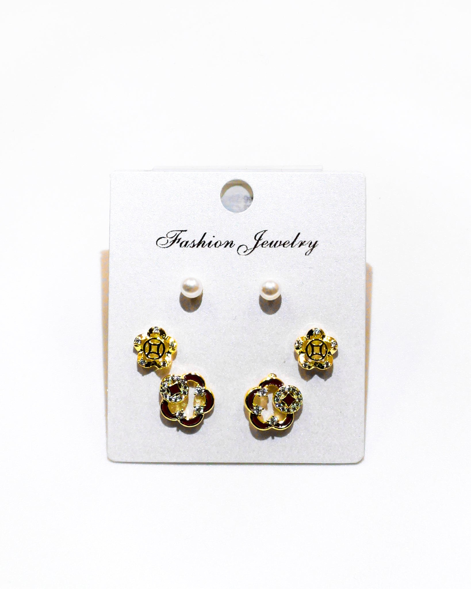Set Aretes X3 - M8 Oro Laminado