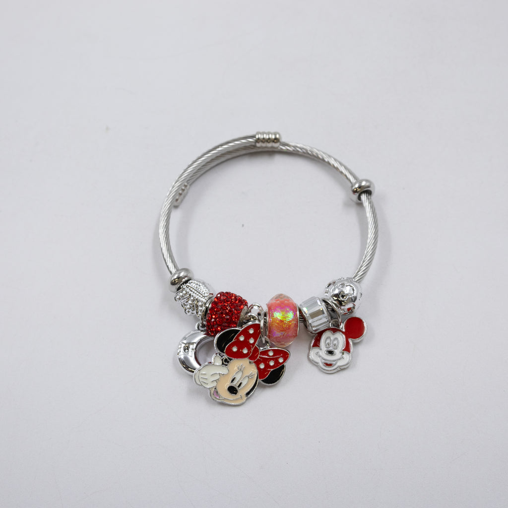 Pulsera tipo Pandora Plateados M7 Oro Laminado