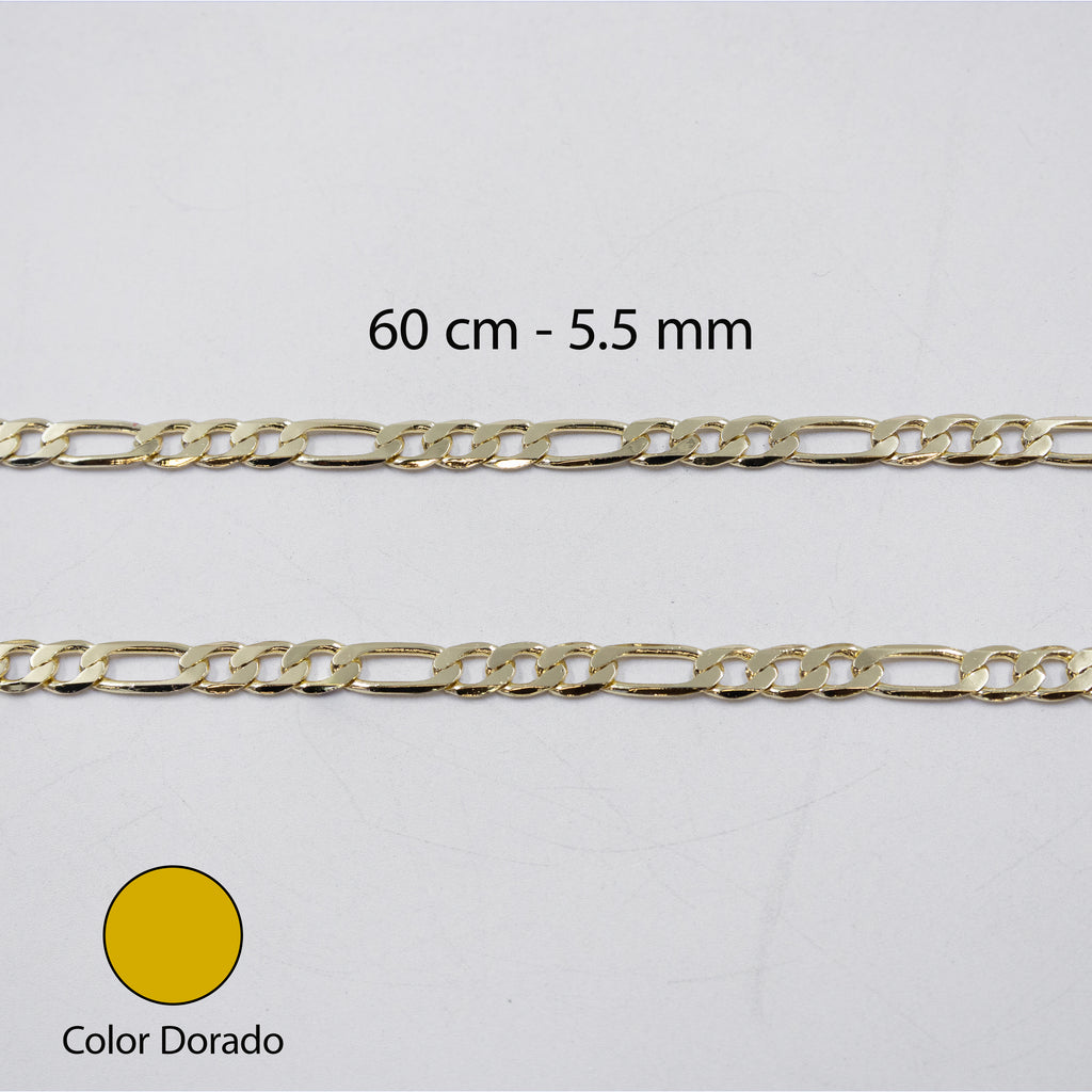 Cadenas Doradas Cartier de 60 cm M3 Oro Laminado