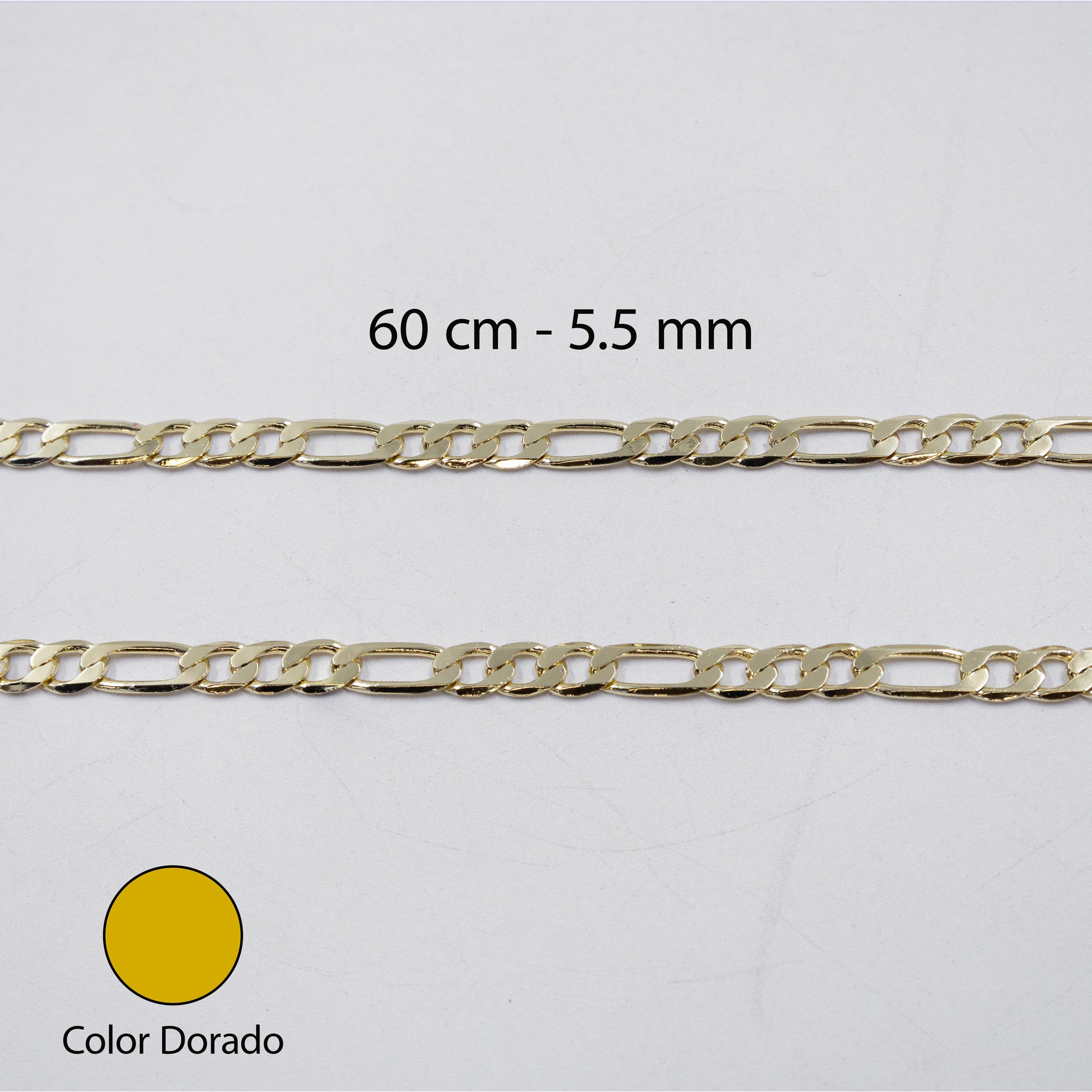 Cadenas Doradas Cartier de 60 cm M3 Oro Laminado