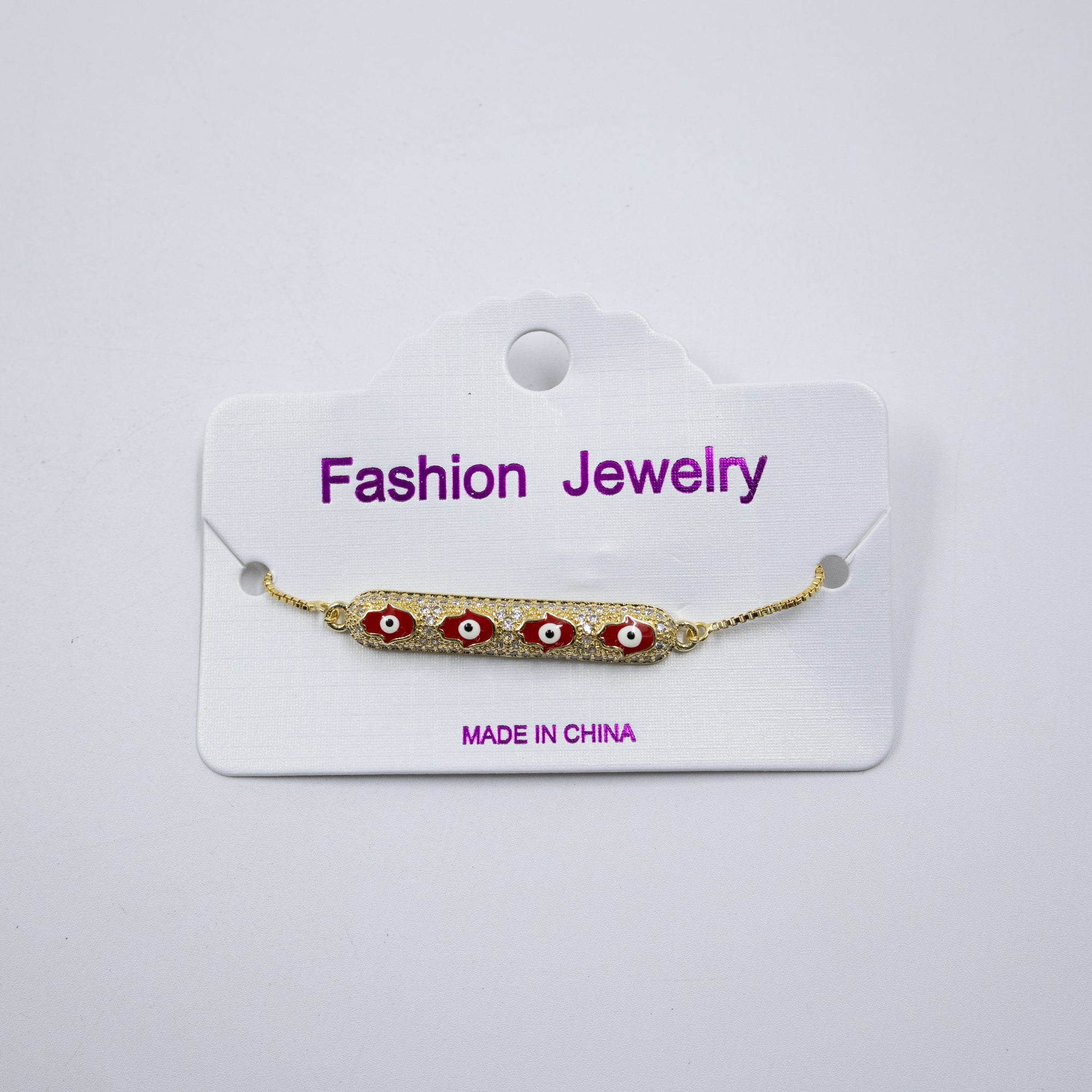 Pulsera Dorada de Ojo Turco M5 Oro Laminado