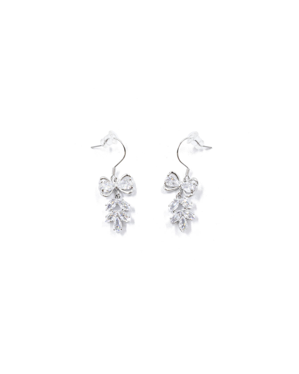 Aretes Largos Ansheli Plateados M16 Oro Laminado