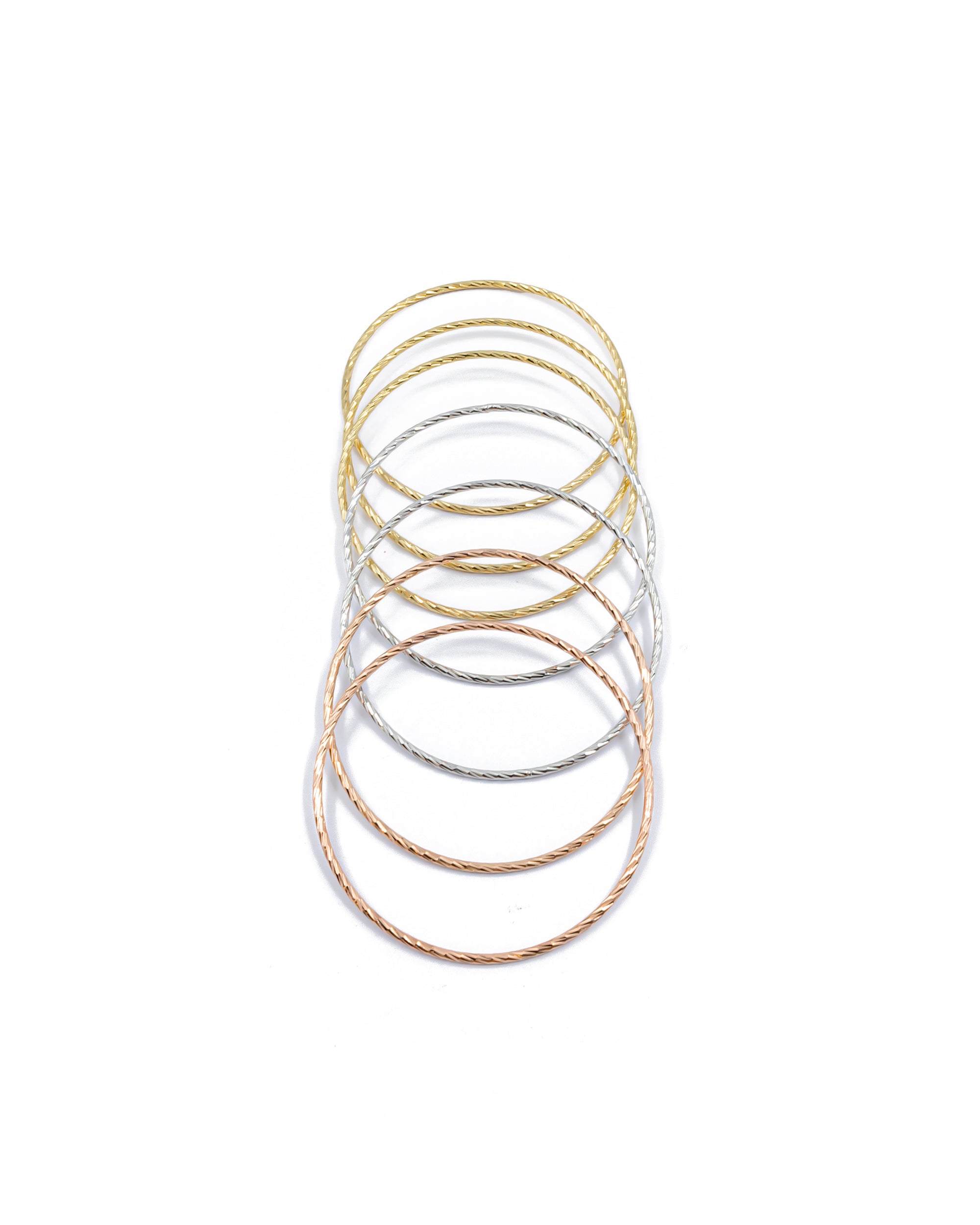 Pulseras de 3 colores M1 Oro Laminado