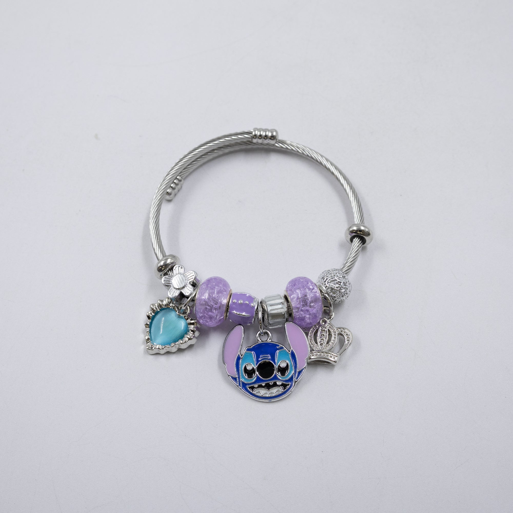 Pulsera tipo Pandora Plateados M11 Oro Laminado
