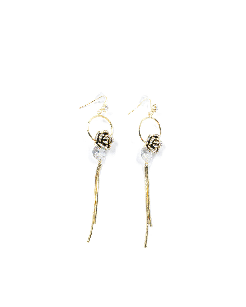 Aretes Largos Ansheli Dorados M14 Oro Laminado